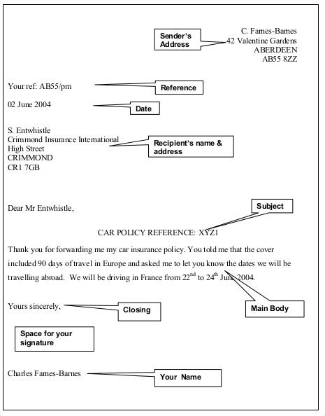 Formal Letter Addressing with Cq