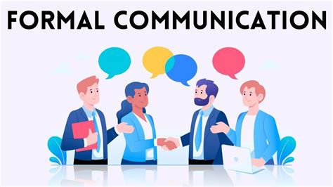 Formal communication