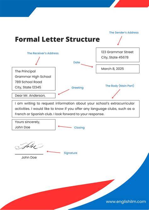 Formal letter writing