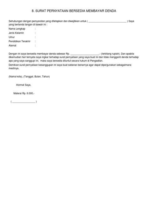Format Surat Hitam Putih