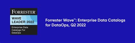 Forrester Wave Enterprise Data Catalog For Dataops