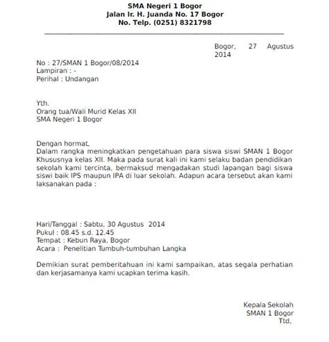 Foto dalam Surat Resmi