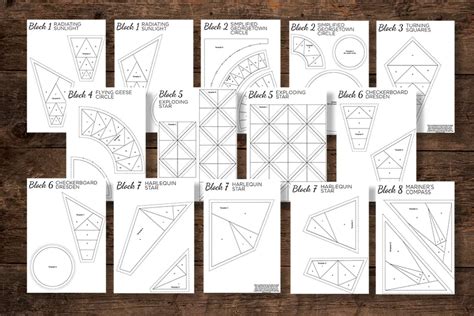 Foundation Piecing Templates