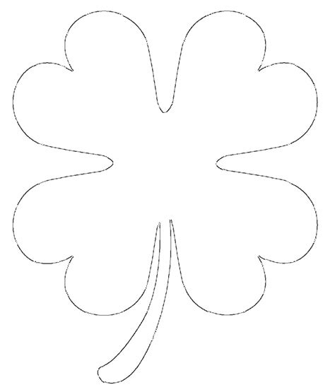 Four Leaf Clover Template