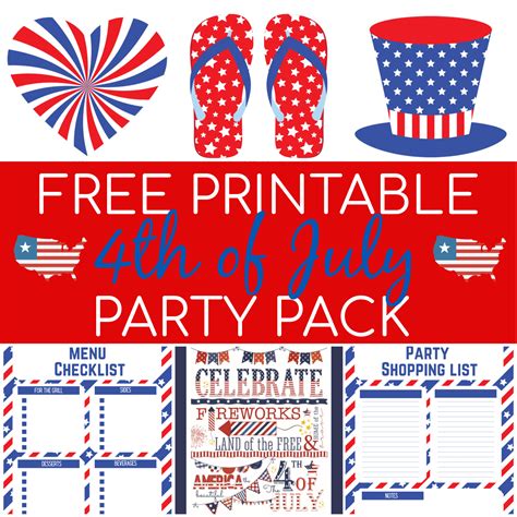 Fourth Of July Printables