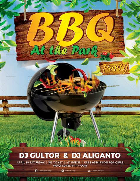 Free Bbq Flyer Template