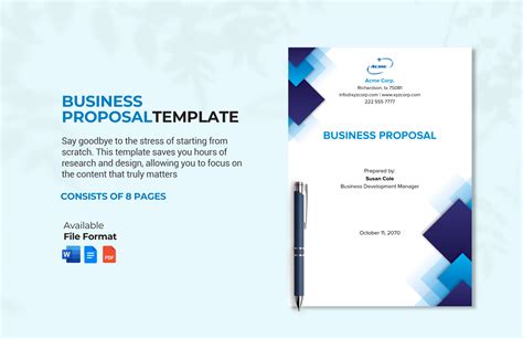 Free Business Proposal Template Word