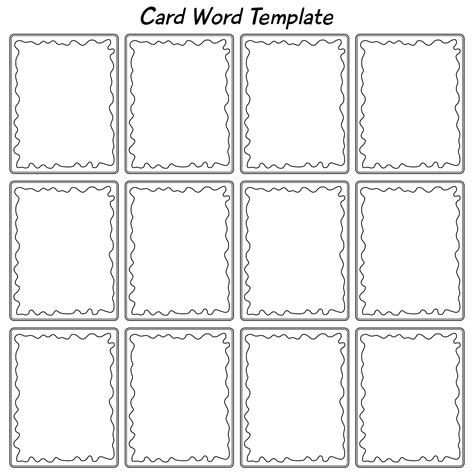 Free Card Game Template