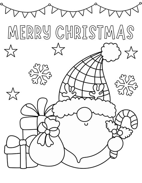 Free Christmas Printable Coloring Pages For Kids