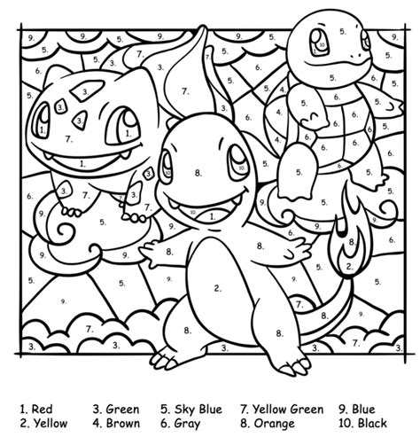 Free Color By Number Pages Printable