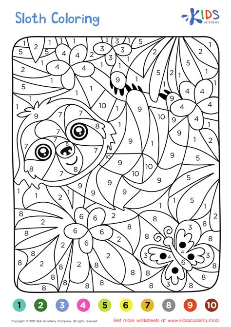 Free Color By Number Printables