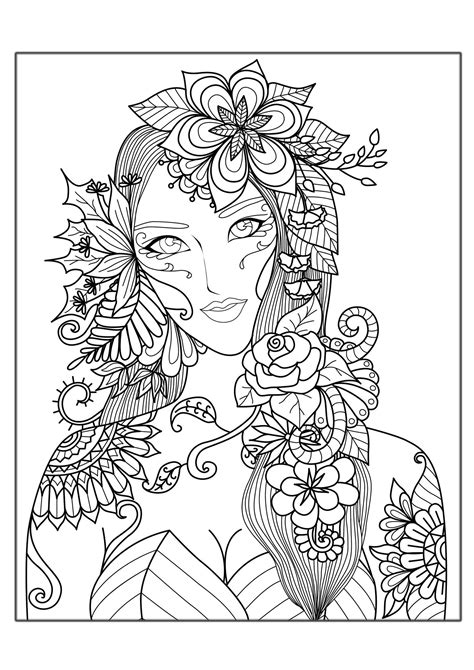 Free Coloring Pages Adults Printable Hard Color