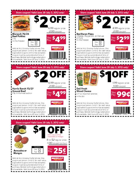 Free Coupons Groceries Printable Coupons