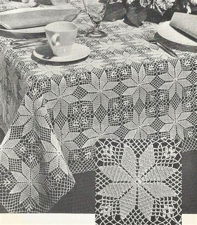 Free Crochet Pattern For Rectangle Tablecloth
