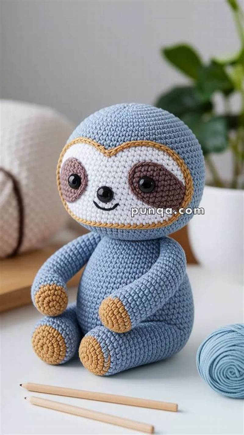 Free Crochet Pattern For Sloth