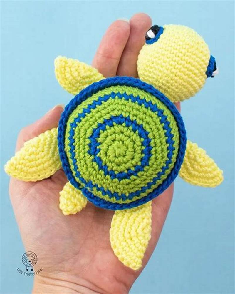 Free Crochet Pattern For Small Turtle
