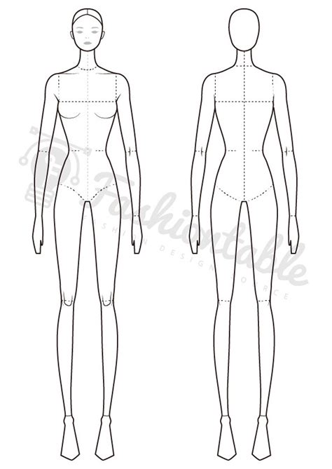 Free Croquis Template