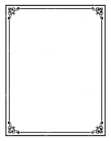 Free Downloadable Border Templates