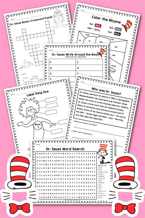 Free Dr Seuss Printable Activities
