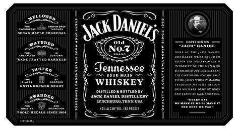 Free Editable Jack Daniels Label Template