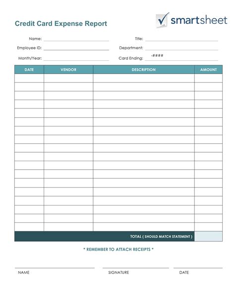 Free Expense Report Templates