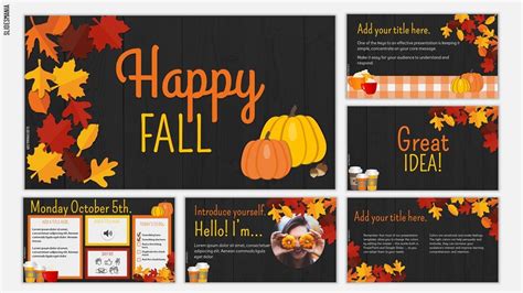 Free Fall Google Slides Templates