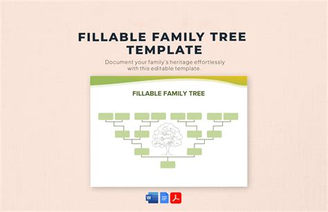 Free Family Tree Template Download