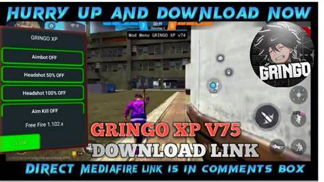 Free Fire Mod Menu Gringo XP