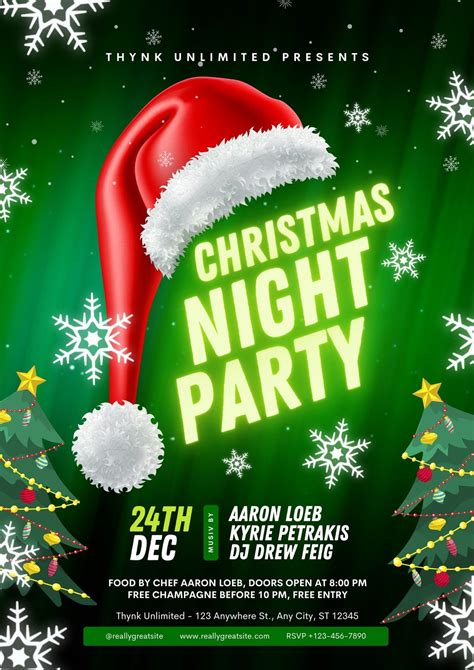 Free Flyer Templates Christmas