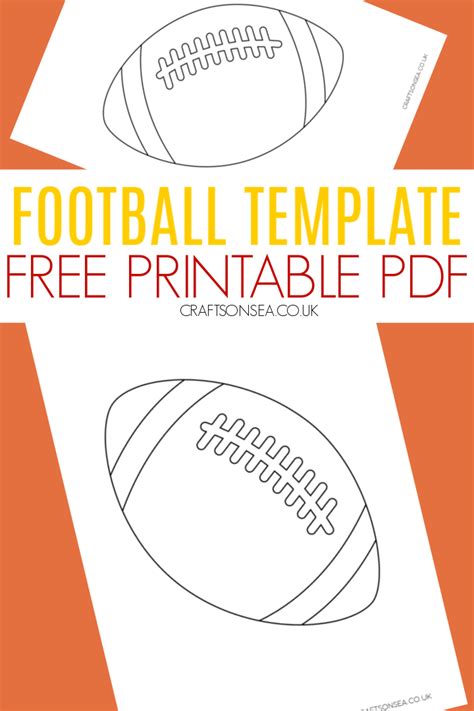 Free Football Template Printable
