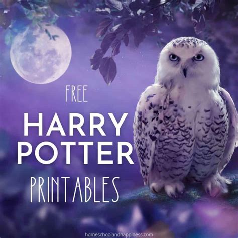 Free Harry Potter Printables