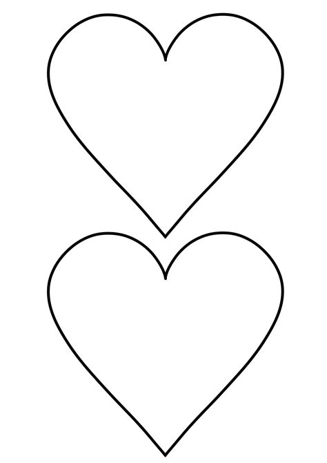 Free Heart Printable Template