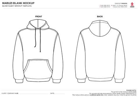 Free Hoodie Template