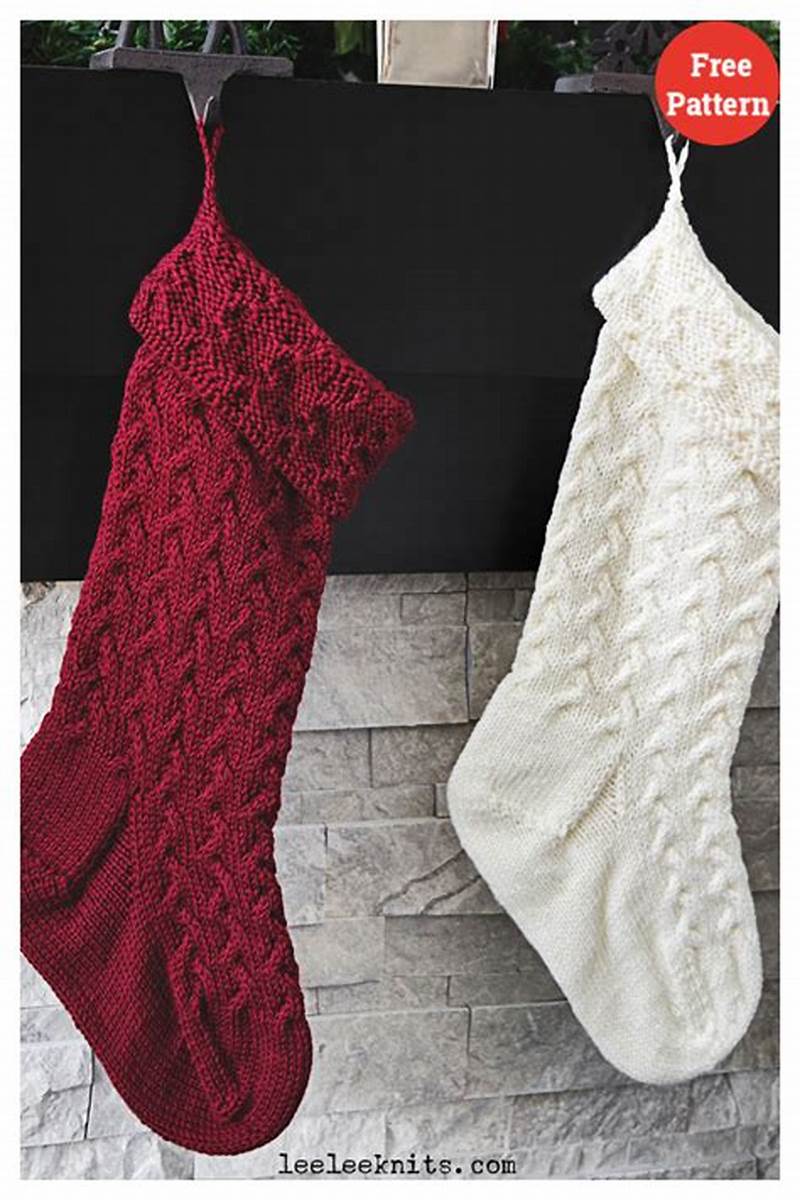 Free Knit Stocking Pattern
