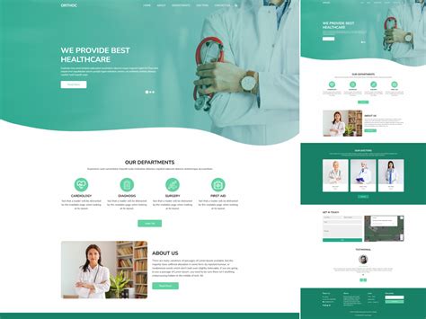 Free Medical Website Templates