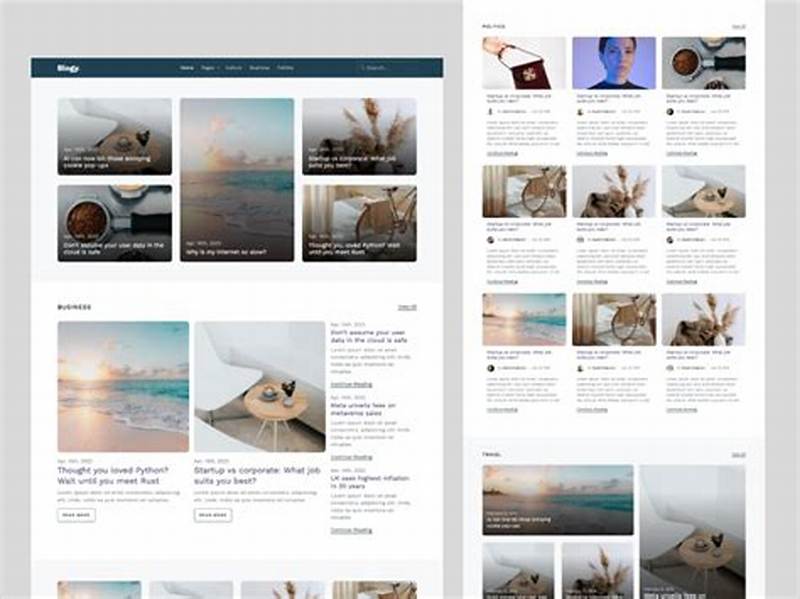 Free Minimal Blog Bootstrap Template