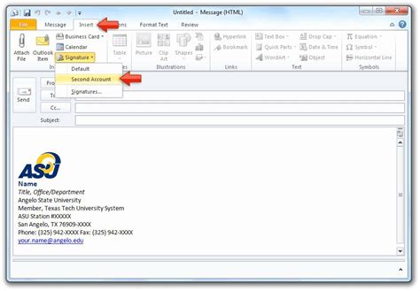 Free Outlook Email Signature Templates