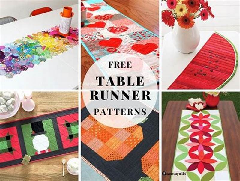 Free Pattern Table Runner