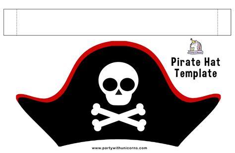 Free Pirate Hat Template