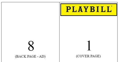 Free Playbill Template