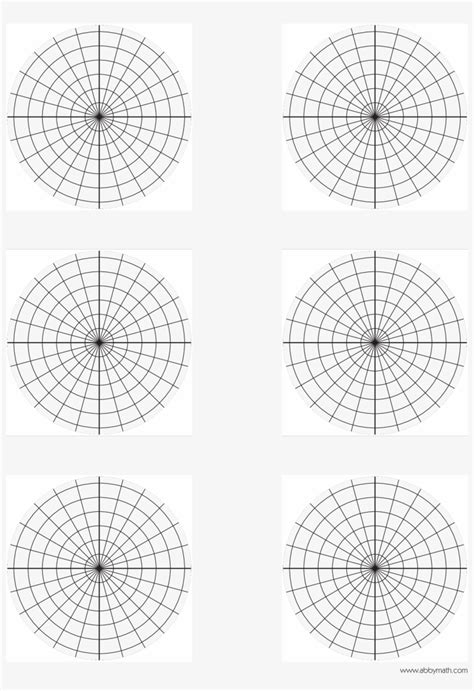 Free Polar Graph Paper Printable Polar Coordinate Paperwaterproof Paper
