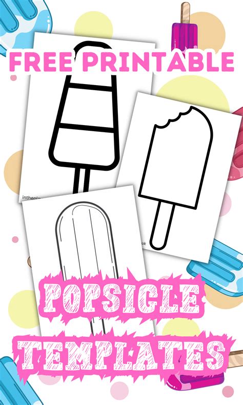 Free Popsicle Template