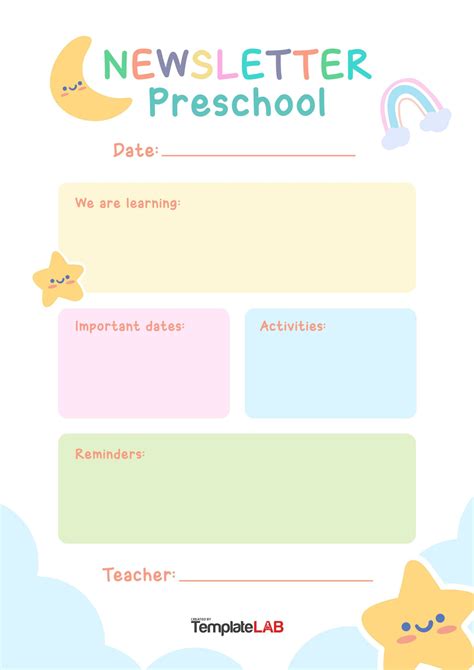 Free Preschool Newsletter Templates