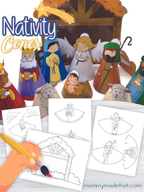 Free Printable 3d Nativity Scene