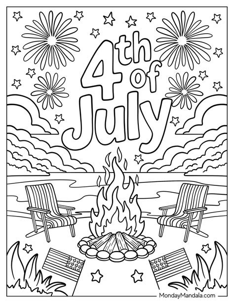 Free Printable 4th Of July Coloring Pages For Adults
