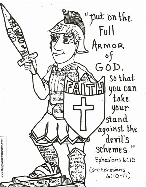 Free Printable Armor Of God