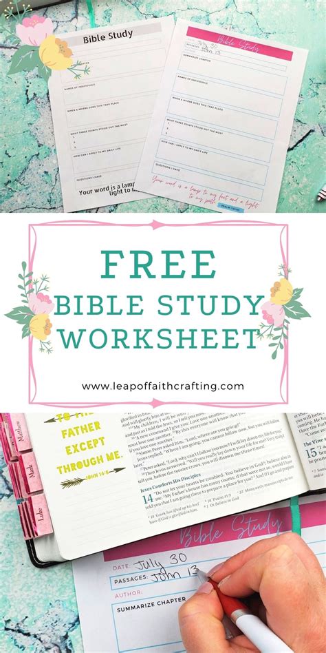 Free Printable Bible Studies