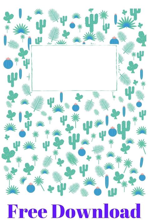 Free Printable Binder Cover