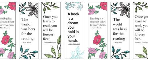 Free Printable Book Marks
