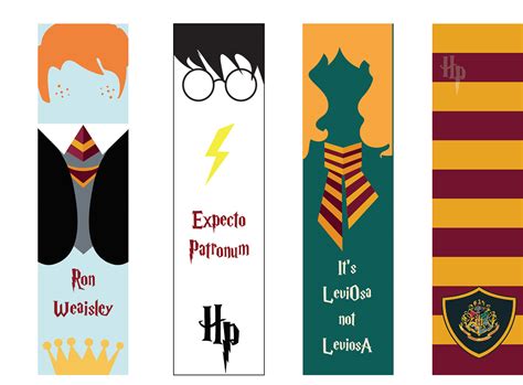 Free Printable Bookmarks Harry Potter
